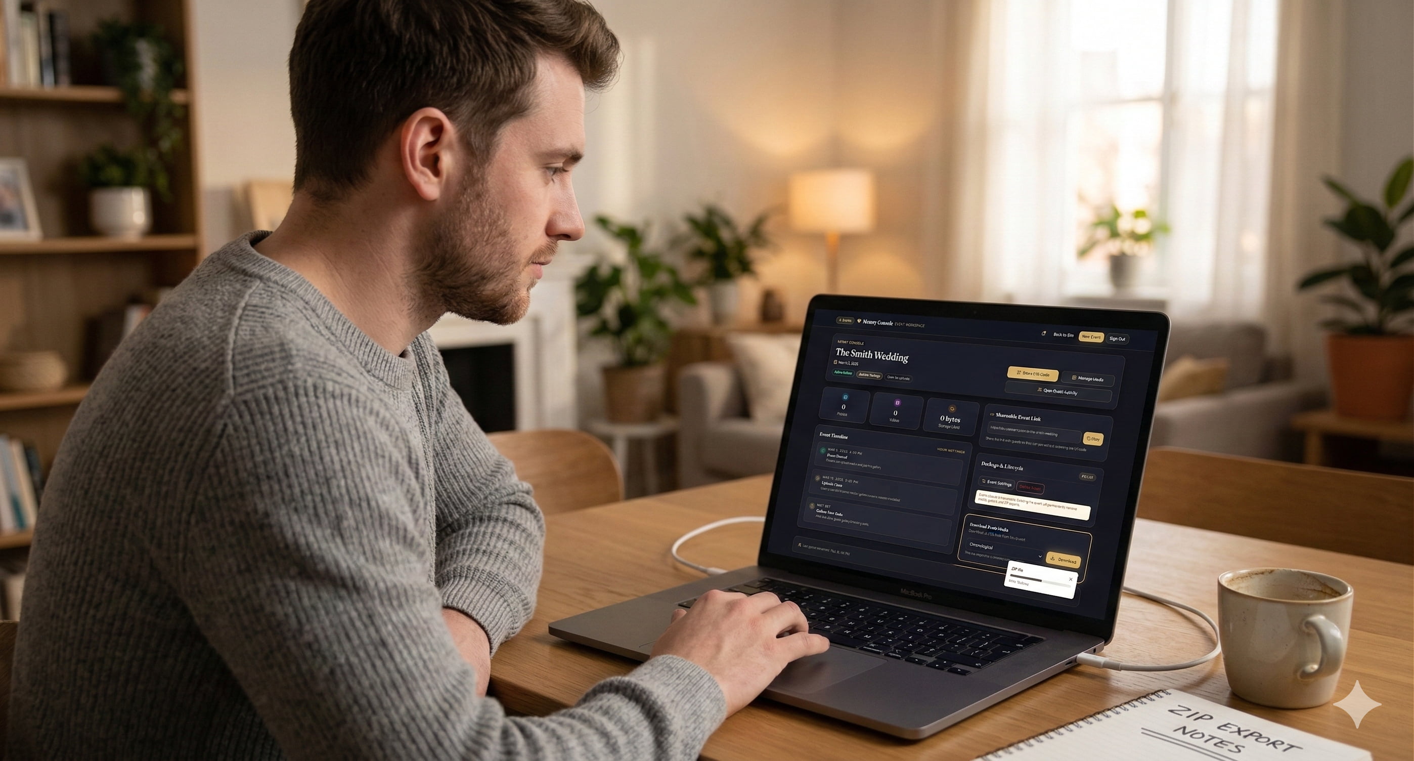 Archive-ready delivery when the event is over